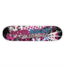 Conseil noir de punk rock skateboards personnalisables
