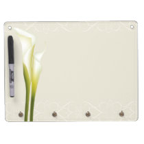 Conseil sec d'effacement de zantedeschia tableaux éffaçables à sec