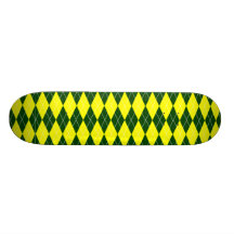 Conseil vert d'écrasement skateboards personnalisés