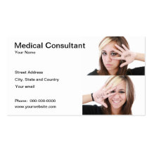 Conseiller médical (psychiatre) modèles de cartes de visite