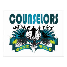 Conseillers fous carte postale