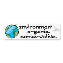 Conservateur organique de l'environnement autocollants pour voiture