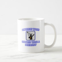 Conservez l'eau. Douche avec un scientifique Mugs À Café