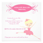 Considérant de ballet cartons d'invitation personnalisés