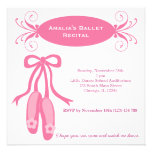 Considérant de ballet cartons d'invitation personnalisés