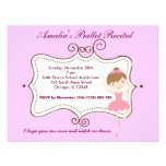 Considérant de ballet invitation personnalisée