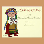Considérant ukrainien de danse invitations