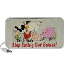 Consommation des bébés animaux haut-parleur iPod