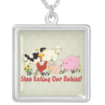 Consommation des bébés animaux pendentifs