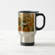 Consommation tandis qu'en voyage mug à café