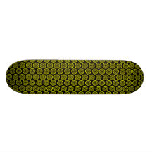 Constellation v1 - jaune de flocon de neige de Bla Skateboards Customisés