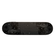 constellations abstraites d'étoile priant le zen d plateaux de skateboards