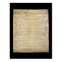 Constitution d'Etats-Unis Cartes Postales