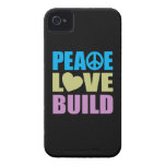 Construction d'amour de paix coques iPhone 4 Case-Mate