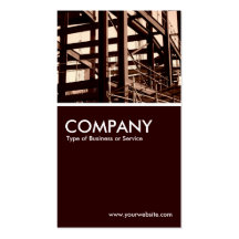 Construction de cadre en acier carte de visite