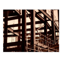 Construction de cadre en acier cartes postales