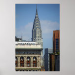 Construction de Chrysler, arrière du bâtiment de F Posters
