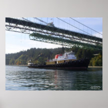 Construction de pont d'étroits de Tacoma 2006-2007 Posters