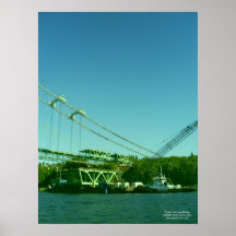 Construction de pont d'étroits de Tacoma 2006-2007 Poster