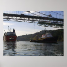 Construction de pont d'étroits de Tacoma 2006-2007 Affiches