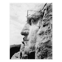 Construction du mont Rushmore Impression Photo