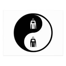 Consultation de Yin Yang Carte Postale