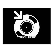 Contact du DJ ici Carte Postale