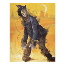 Conte de fées vintage, épouvantail de magicien d'O Bristols