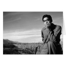 Contemplation chez Manzanar, 1943 Cartes De Vœux