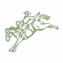 Contour de Bronc de selle polos brodés