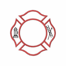 Contour de logo du feu
