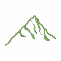 Contour de montagne polos brodés