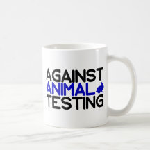 Contre l'expérimentation animale tasse