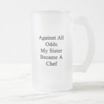 Contre toute attente ma soeur est devenue un chef mugs