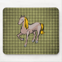 Contrôle sage Mousepad de cheval occidental de con Tapis De Souris