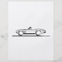 Convertible 1963 de Corvette Prospectus Avec Motif