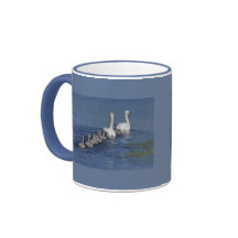 Convoi de cygnes tasse à café