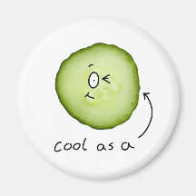 cool comme aimant de concombre