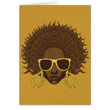 Cool d'Afro Cartes De Vœux