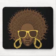 Cool d'Afro Tapis De Souris