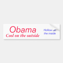 Cool d'Obama sur l'adhésif pour pare-chocs extérie Autocollant Pour Voiture