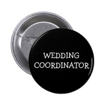 Coordonnateur de mariage badge avec épingle