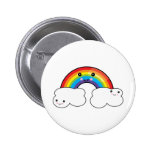 copains d'arc-en-ciel et de nuage badges avec agrafe