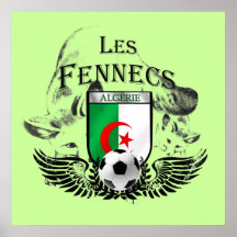 Copie 2014 d'affiche du football de Les Fennecs Al