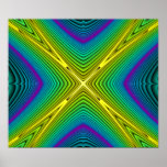 Copie abstraite d'affiche : X marks la tache