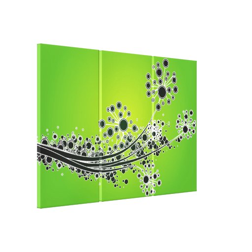 Copie abstraite futuriste de toile de fleur-Chaux Impressions Sur Toile
