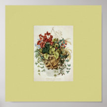 Copie accrochante de panier posters