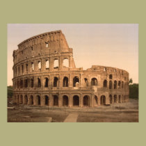 Copie archivistique de Colosseum extérieur, Rome,  posters