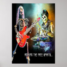 Copie "basculant les spiritueux libres" - par Miki Affiche