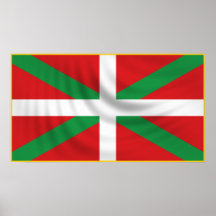 Copie Basque de drapeau Poster